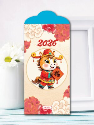 In bao lì xì Xuân Bính Ngọ An Khang Chúc Mừng Năm Mới - Mã HC071 - INKTS2568