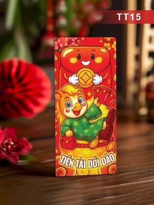 In lì xì chibi Bính Ngọ Tiền Tài Dồi Dào - Mã TT15 - INKTS2613