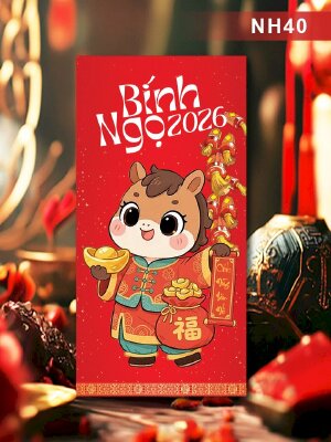 In lì xì giá rẻ Bính Ngọ Phú Quý - Mã NH40 - INKTS2576