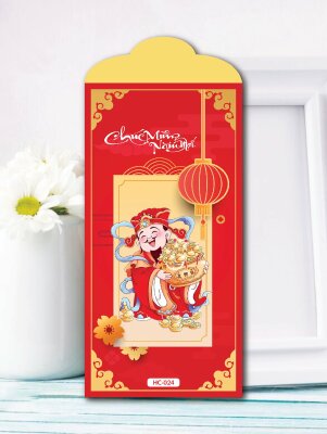 In lì xì Tết Thần Tài Chibi - Mã HC024 - INKTS2420