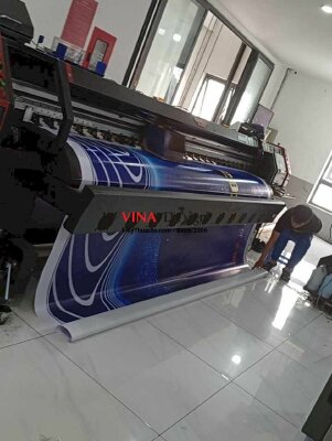 In phông nền Year End Party khổ lớn cho sân khấu tiệc cuối năm - INKTS2234