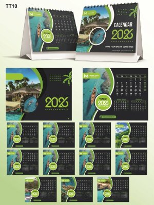 Lịch Tết Bính Ngọ 2026 thiết kế đặt làm lịch để bàn theo yêu cầu - Mã TT10 - INKTS2191