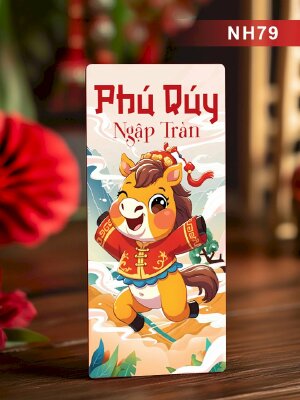 Mẫu bao lì xì đẹp Phú Quý Ngập Tràn - Mã NH79 - INKTS2693