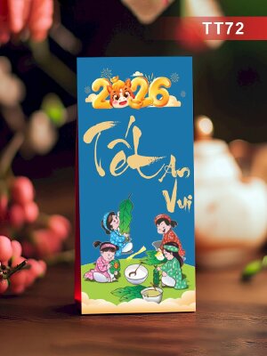 Mẫu thiết kế lì xì Tết An Vui - Mã TT72 - INKTS2689