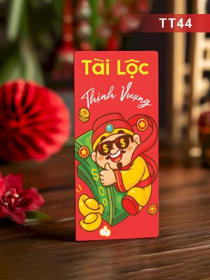 Thiết kế bao bì lì xì Tết Tài Lộc Thịnh Vượng - Mã TT44 - INKTS2661