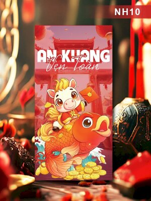 Thiết kế bao lì xì An Khang Vẹn Toàn - Mã NH10 - INKTS2648