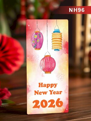 Thiết kế bao lì xì Happy New Year 2026 - Mã NH96 - INKTS2710