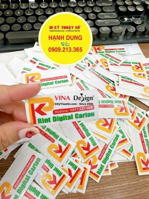 Xưởng in tem nhãn UV DTF dán siêu tiện lợi trên nhiều bề mặt (trừ vải) - INKTS2224