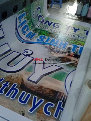 In backdrop hiflex thông tin Khu Du Lịch Sinh Thái, in bạt khổ lớn - INKTS2267