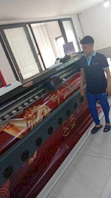 In background Chúc Mừng Năm Mới cho khu dân cư tại thành phố, xóm, ngõ, tổ dân phố - INKTS2206