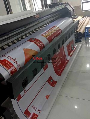 In băng rôn dọc sự kiện Lễ hội hoa Tết vạn phúc, in bạt hiflex khổ lớn - INKTS2244