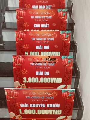 In bảng trao giải thưởng tại sự kiện tiệc tất niên, in Formex - INKTS2545