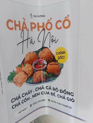 In banner hiflex hình món ăn quán Chả Phố Cổ Hà Nội - INKTS2265