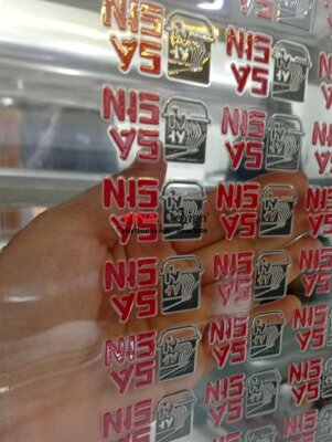 In logo thương hiệu mỳ cay UV DTF bóc dán trực tiếp lên nhiều bề mặt (trừ vải) - INKTS2364