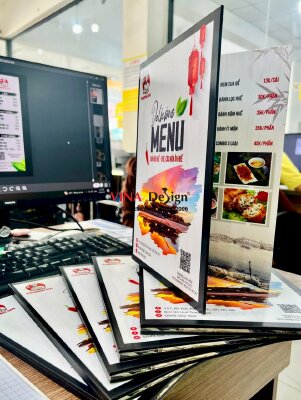 In menu quán bún bò Huế Đồng Nai - gửi hàng từ TPHCM - INKTS495