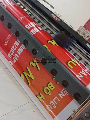 In phông nền sân khấu sự kiện Họp mặt Câu lạc bộ Hưu Trí, in bạt hiflex - INKTS2223