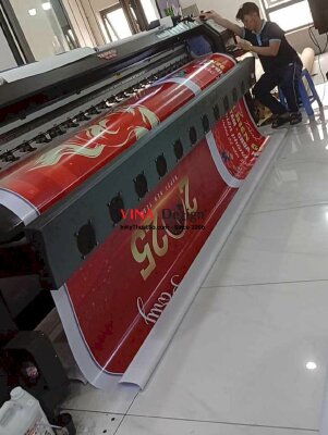 In phông nền sân khấu tiệc cuối năm Year End Party cho doanh nghiệp, bạt hiflex in mực dầu - INKTS2203