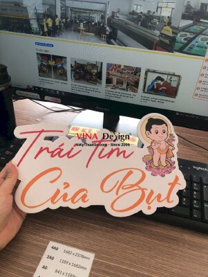 In PP mực dầu dán Formex cắt CNC mô hình trang trí - INKTS276