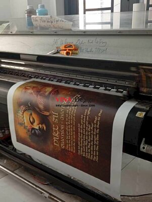 In tranh Canvas Dược Sư Quán Đảnh Chân Ngôn - INKTS2200