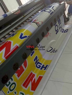 In banner ngang quảng cáo ngoài trời, in bạt hiflex mực dầu khổ lớn - INKTS2716