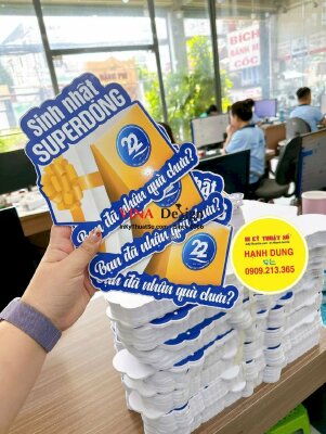 In Formax trang trí quầy bán vé Mừng sinh nhật 22 tuổi Hệ thống tàu cao tốc - INKTS2393