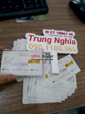 In gift voucher cửa hàng kính mắt, phiếu quà tặng tiệm mắt kính - INKTS566