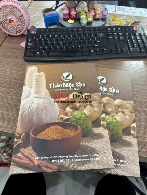 In menu Spa thảo dược, menu Formex dán gói - INKTS2215