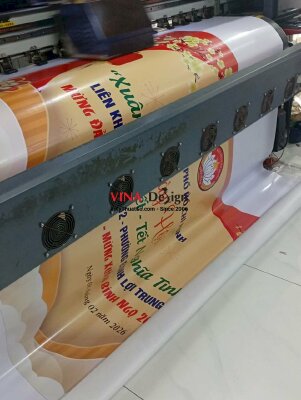 In phông nền sự kiện Ngày Hội Xuân Đoàn Kết Tết Nghĩa Tình, bạt hiflex khổ lớn - INKTS2730