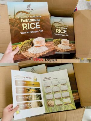 In quyển catalogue profile công ty gạo, in Offset khổ A4 - INKTS2377