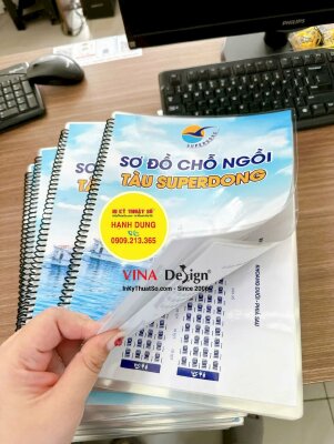 In quyển Catologue Sơ đồ hệ thống chỗ ngồi Tàu Cao Tốc - INKTS2391