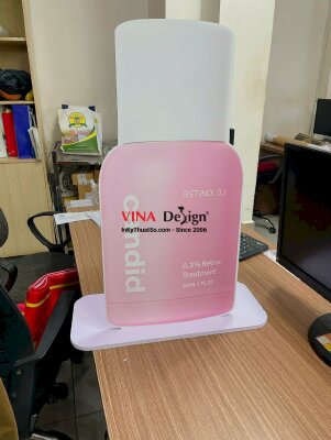 In standee mô hình sản phẩm Formex để bàn Retinol Skincare mỹ phẩm dưỡng da - INKTS2220