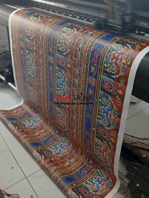 In tranh Canvas họa tiết Tây Tạng, in theo m2 - INKTS2734