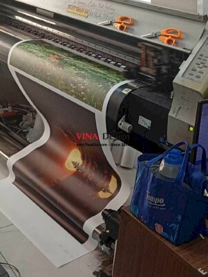 In tranh vải theo yêu cầu, in Canvas mực dầu khổ lớn, giao cuộn - INKTS2740