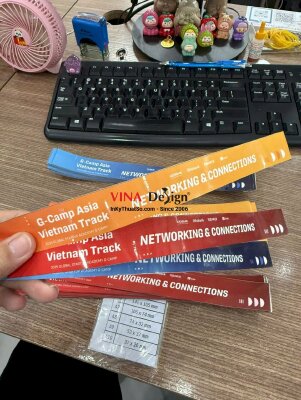 In vòng tay giấy dùng 1 lần TP.HCM cho sự kiện, in số lượng ít - INKTS2217