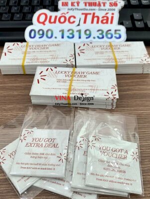 In voucher quán cafe, in voucher giảm giá cho đơn hàng mua - INKTS1039