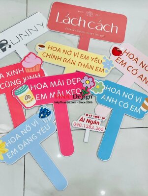 In hashtag cầm tay tiệm hoa, shop hoa, cửa hàng hoa - INKTS796