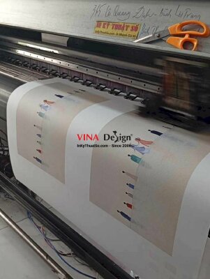 In tranh Canvas thiếu nữ Áo dài phong cách màu nước watercolor - INKTS2756