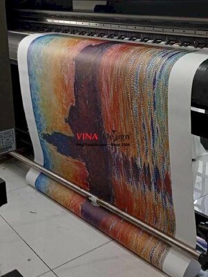 In tranh hoàn hôn trên biển, in Canvas mực dầu mờ - INKTS3698