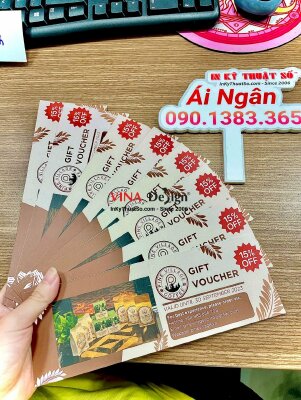 In voucher giảm giá cafe, quán cà phê - INKTS588