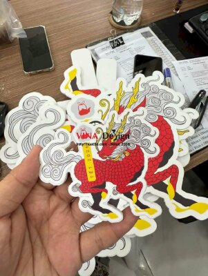 In mô hình Long Mã từ Formex 5li in 2 mặt cắt CNC theo viền - INKTS3712