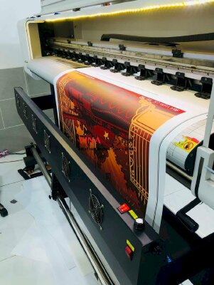 In Poster 30/4 xe tăng húc đổ cổng dinh độc lập, in khổ lớn - INKTS3774