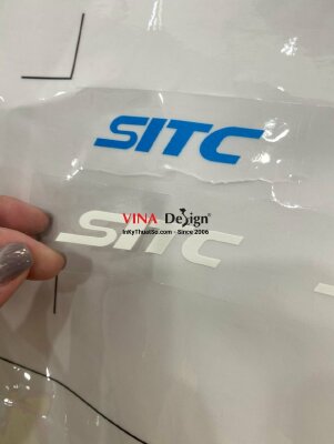 In tem Decal trong mực UV - INKTS91