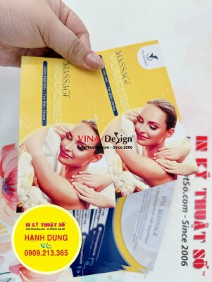 In voucher massage spa số lượng ít, in nhanh voucher - INKTS1450