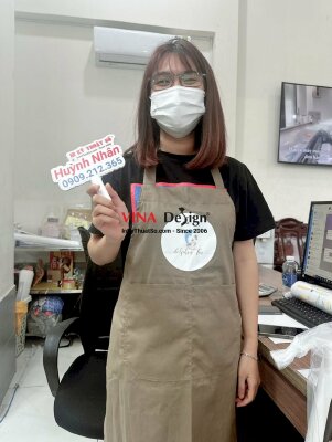 Tạp dề in logo, in áo Decal PU chuyển nhiệt lấy liền, cắt bế hoàn chỉnh kèm Decal định hình - INKTS775