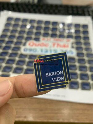 In Logo tem nhãn Decal sữa mực dầu, cán màng bóng, bế demi theo viền dễ bóc dán - INKTS992