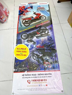 In PP mực dầu giới thiệu sản phẩm mới poster cho hệ thống Head Honda - INKTS3802