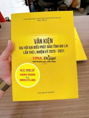 In quyển văn kiện đại hội đại biểu Phật giáo tỉnh, bản lưu hành nội bộ - INKTS3794