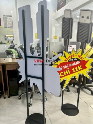 Chân standee ngoài trời mô hình sản phẩm quảng cáo khuyến mãi - INKTS892