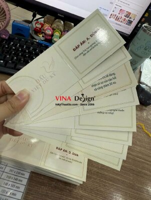 In phiếu trò chơi, in nhanh giấy C300gsm, 2 mặt nội dung, cán bóng, cấn răng cưa 1 đường - INKTS3851