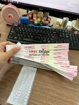 In vòng tay PP, vòng tay sự kiện ngày hội gia đình Family Fest cho hội nữ doanh nhân TPHCM - INKTS3834